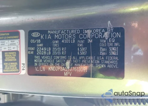 2018 Kia Soul + z USA, uszkodzony, nr VIN KNDJP3A57J7613091